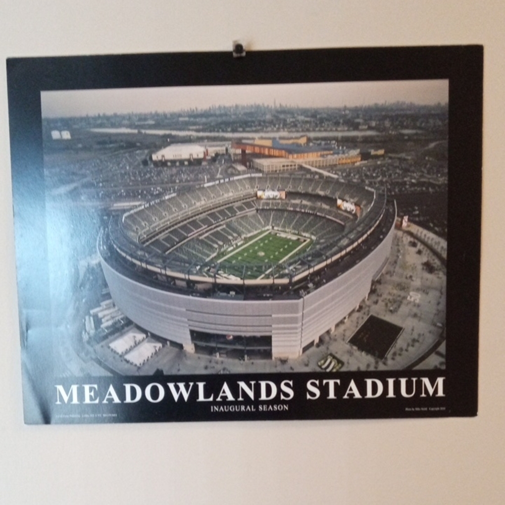 Meadowlands Stadium Inaugural Season Poster